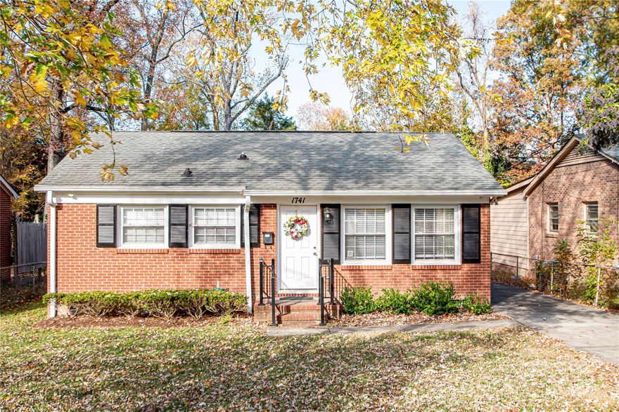 Don’t miss this beautifully maintained 2-bedroom, 1-bath brick home in the highly desirable Oakhurst community—just minutes from Uptown Charlotte! The kitchen and bathroom were completely remodeled two years ago, featuring updated appliances, modern finishes, and timeless style. Enjoy hardwood floors in the bedrooms and under the living room carpet, luxury vinyl plank flooring in the kitchen, and ceramic tile in the bathroom. The spacious layout extends outdoors with a large wood deck—a standout feature that is 16’ x 24’ which is perfect for entertaining—and a partially fenced yard offering privacy and plenty of space to enjoy the outdoors. The laundry room is enclosed on the porch, providing ample storage and versatility. Situated on a .25-acre lot, this property offers room to expand or simply relax in your own private setting. Conveniently located near the bus line, shopping, dining, and entertainment—with no HOA—this home combines comfort, convenience, and value in one incredible package!