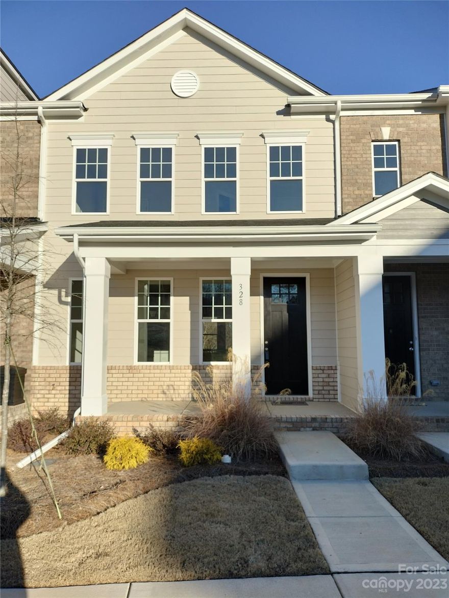 Our popular Anchor 2-story townhome with finished Basement features an open concept kitchen: 42" white cabinets, quartz countertops, flat top island overlooking great room and open to dining area. The balcony outside the great room overlooks mature woods!!  The primary bath's suite comes complete w/quartz countertops double bowl sink vanities, 5' tiled walk-in shower, & large walk-in closet.  Hall Bath also has quartz countertops. The first and second floors have 9ft ceilings. The basement space can be used as a media room, game room or flex room.  2-car alley-load rear garage.