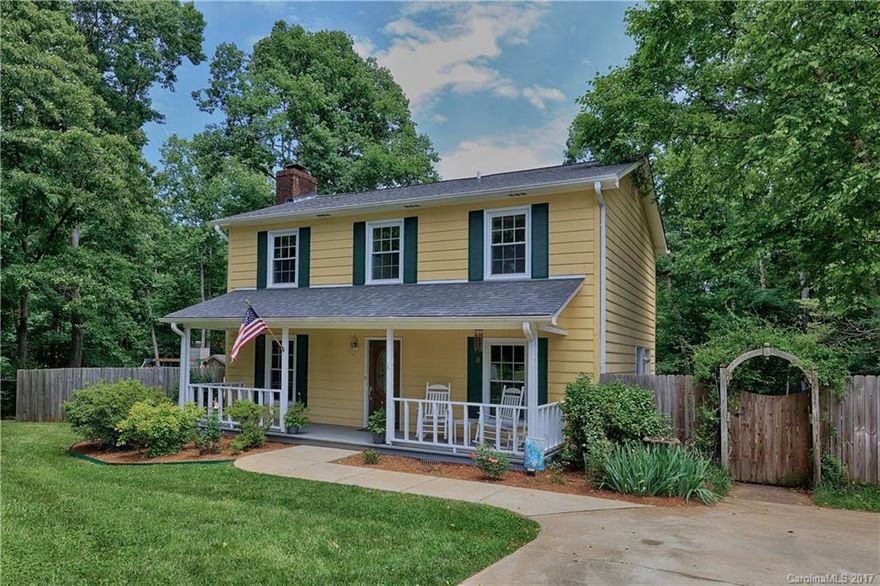 Welcome Home! Enjoy evenings in the den by the fireplace with gas logs. Built in shelves in the den also! 3 bedroom 2.5 bath and small office area on the main level. Vinyl windows installed for energy efficiency. Corian countertops in the kitchen. Private backyard with wooden privacy fence and outbuilding. Large lot with trees to one side for more privacy. 1 year home warranty included!