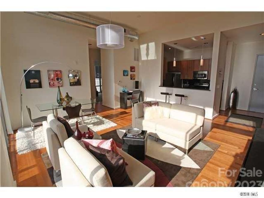 ***PRICED TO SELL****Who doesn't like a bargain??? There have been two, 2 bedroom sales in this building in 2023. We have reduced the asking price to 18% below the May 2023 sale and 10% below the March 2023 Sale.  

Ideal Plaza Midwood location! Spacious second floor 2BR Condo has 12' Ceilings that give this unit a WOW factor. More than 20 restaurants and bars within .25 miles, walk and enjoy some of the best food and night life in Charlotte. Beautiful kitchen with stainless appliances and granite countertops opens into a large living room with tall sliding glass doors that face the natural area behind the property. Large covered balcony great for unwinding at the end of your day. The unit was bult in 2008 and the HVAC system replaced in 2020. Stacked Washer and Dryer and refrigerator in unit convey. This unit comes with one of only 5 storage spaces in the building!