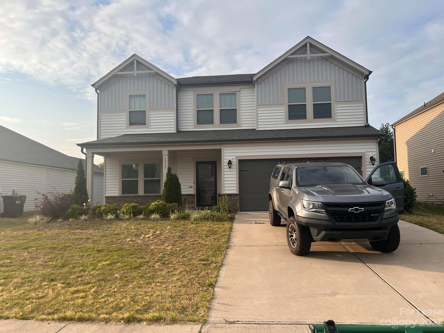 Open & bright 4 bedroom/2.5 bath home located in Steel Creek. Open floor plan, eat in kitchen w/ center island & large walk-in pantry. Spacious bedrooms, Primary bedroom has ensuite bath & walk-closet. Wood surface flooring on first floor, carpet upper. Level lot, 2 Car Garage. Close to local shops and restaurants. Easy commute to Charlotte Metro Areas. Available for June 1st occupancy. NO PETS. Tenant pays all utilities. Income verification, credit, background and past eviction screening required. Deposit determined upon application. All fees, deposit and 1st month’s rent due prior to move in.