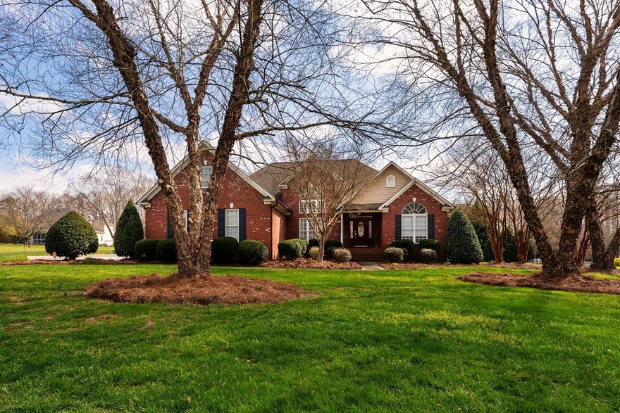 Home Sweet Home in Miller Pond! You will fall in love with the ranch home with a bonus room over the attached 2-car garage! The main level features a split bedroom plan with a cathedral ceiling in the great room as well as a cozy fireplace! The primary suite not only has a trey ceiling but there is also a whirlpool tub, separate shower, dual sinks and a walk-in closet. Upstairs is the perfect place for a movie room, craft room, playroom or even just use it for storage! The exterior will not disappoint, with a huge screened porch that is over 300 sq ft, you'll love relaxing with your morning coffee or after a long day. The detached garage has 863 sq ft on the main level with a bay door and more than enough room for a car as well as additional toys plus space to use as a workshop as well! There is even an upstairs with 574 sq ft of extra space! All of this sits on a beautiful 0.81 acre tract of land and is convenient to shopping and dining!