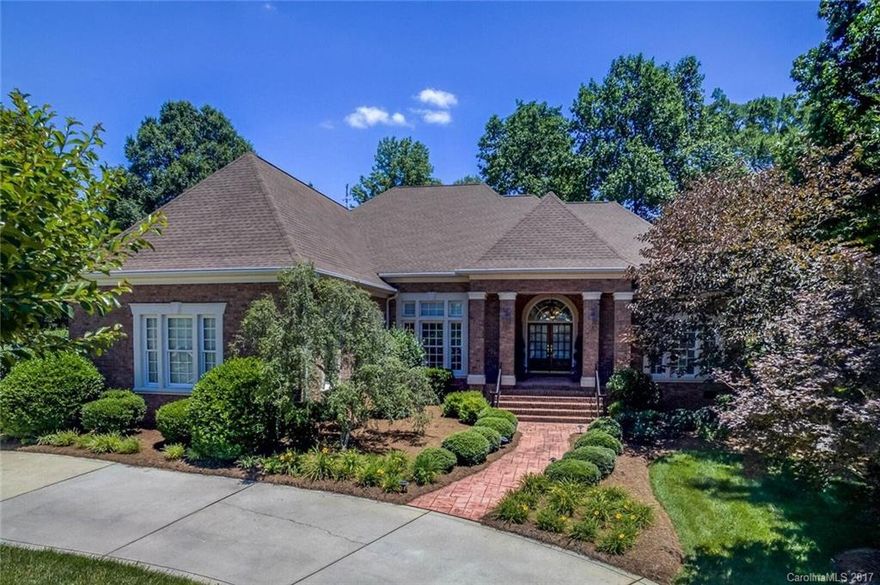 Gorgeous full brick ranch home in the heart of Fort Mill. This immaculately maintained custom house conveniently located off Doby's Bridge in the most wanted school district, right on golf course and close to shopping and dining. Don't miss countless features this home has to offer: 3 car garage, cedar custom built closets, big open space for entertaining and family time, huge arch windows and beautiful window treatments, stone tile/hard wood floors, Jack-and-jill bathroom, plenty of storage.