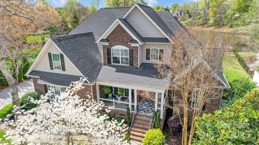 Peace & Tranquility in this waterfront fully upddated brick home. Welcome Home starts w an inviting brick lined drive & walkway to the front porch. This home offers an open layout that effortlessly connects family room, kitchen, eat- in area, great room & screen porch. From the back deck to paver patio w built in fire pit & private fenced back yard w water frontage, its a perfect location for everyday living & entertaining. Kitchen boasts ample counter space, 5 burner gas range & walkin pantry. Laundry on main w folding area, sink & cabinets. Primary BR on main offering lots of windows w stunning waterviews. Upstairs BRs are ample sized w walk in closets. Bonus rm w wetbar, granite countertops, under cabinet beverage fridge & water views. This cul-de-sac home has new mechanicals: 2 gas furnace units, 2 TRANE HVAC units, Rinnai tankless water heater & GAF Timberline HDZ Roofing w transferable warranty. 3 car garage. Don't miss your opportunity to view this home. Lower county taxes only!