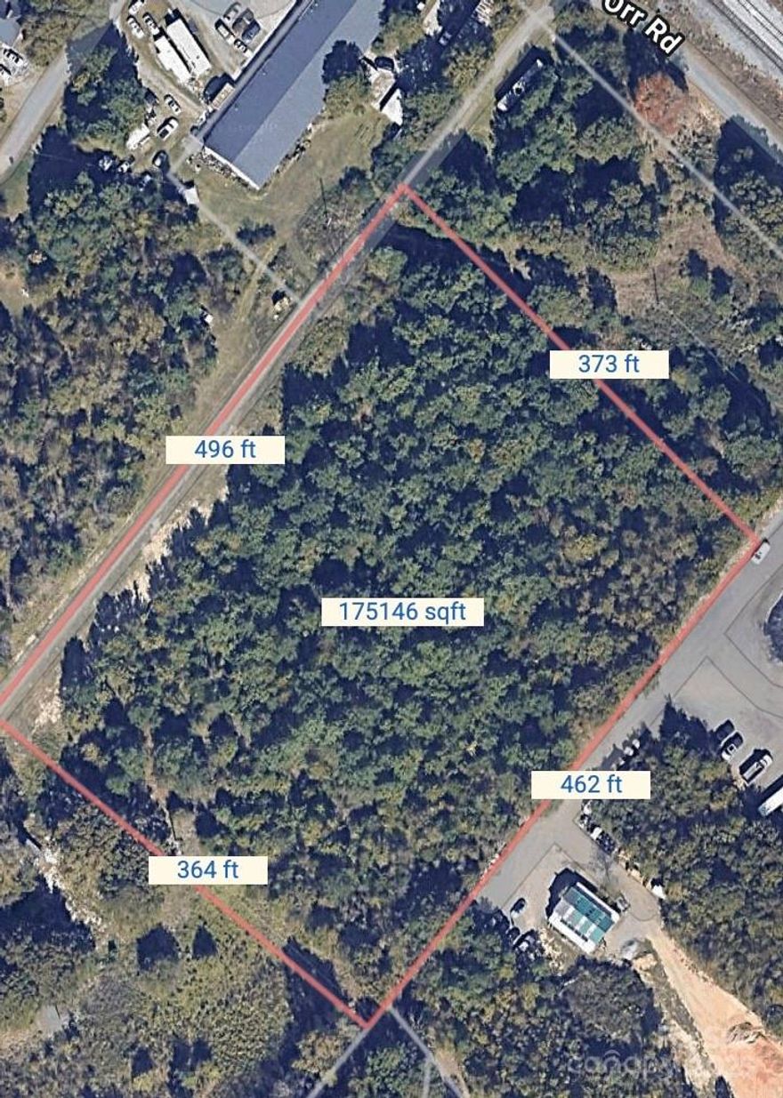 4 acres in Great area Monroe/Indian Trail . Add to 18 acres for sale next door for bigger project .