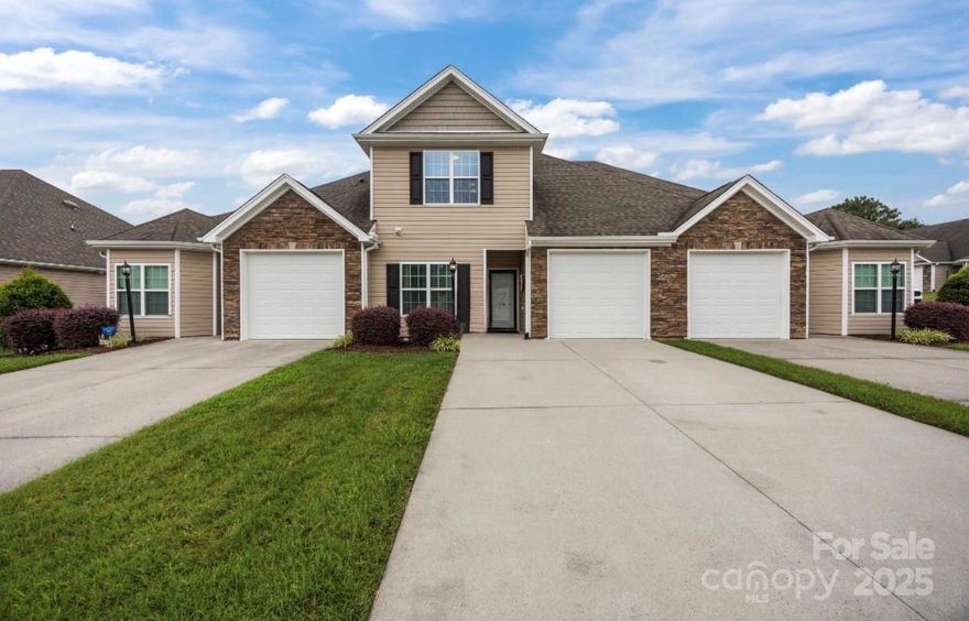 UP TO $2000 LENDER CREDIT WHEN USING TRUSTED LENDER! This thoughtfully updated 3 bedroom, 3 bath home offers modern upgrades, unique features, and room to grow. Inside, you’ll find an open and inviting main level with fresh paint throughout. The kitchen features new quartz countertops, a brand-new stove and microwave, custom floor-to-ceiling kitchen cabinets & new flooring. Smart switches and door locks, updated lighting, and built-in shelves add the perfect touch. The primary and additional bedrooms are on the main level. Upstairs, the spacious bonus suite provides a private escape with walk-in attic access for convenient storage. Outside, enjoy an extended patio with a pergola and a fenced backyard—perfect for entertaining, play, or relaxing evenings. Additional highlights include a specialty garage floor (warranty transfers), extra garage storage, and a new HVAC system with ductwork (2024) under warranty & lawn mower to remain. Conveniently located with easy access to shopping, dining, and major highways!