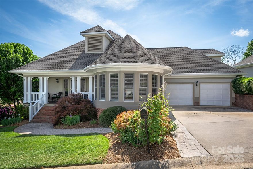 Nestled in the serene Creekside neighborhood, this meticulously maintained 3 Bed, 3 Bath home offers 2510 sq ft of elegant living space. Combining traditional architecture with modern comforts, this tranquil retreat is just minutes from Asheville Country Club and Beaver Lake. Living room features gleaming hardwood floors & fireplace while the kitchen has a breakfast island and new fridge will be provided. A formal dining room adds sophistication to any occasion. The freshly painted expansive primary suite showcases a circular wall of windows, flooding the space with natural light and mountain views. The second floor offers abundant flex/bonus space for an office, studio, or additional living area.  Enjoy a private covered back deck, perfect for outdoor dining or relaxation. The attached 2-car garage offers ample storage and parking space. Exterior maintenance including roof, lawn care, cable, and internet are covered by the HOA, ensuring a stress-free lifestyle.