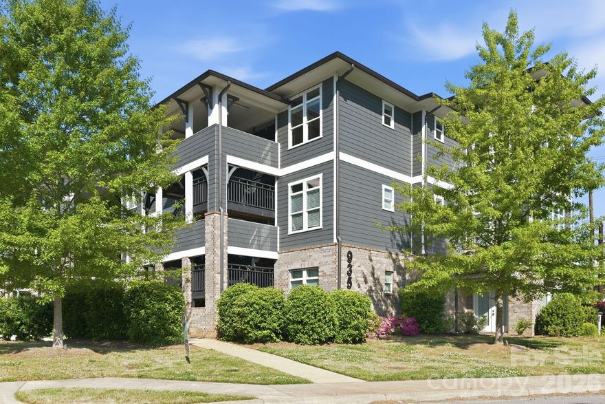 Like new and perfectly positioned, this top-floor END unit offers impressive SKYLINE VIEWS of CHARLOTTE from your PRIVATE BALCONY and sun-drenched living space. Boasting 1,202 sq. ft., approximately 30% larger than most units in Cotswold Springs, this 2-bedroom, 2-bath home truly lives large. 
The open, flexible layout is filled with natural light and designed for both everyday living and effortless entertaining. The kitchen is a standout featuring quartz counter tops, soft-close cabinetry, stainless steel appliances, subway tile backs-splash, a spacious pantry, and generous breakfast bar. 
The primary suite is a true retreat, complete with balcony access, a walk-in closet, and a spa-inspired bath with an oversized walk-in shower and double quartz vanity.  The second bedroom easily accommodates a king-sized bed, while the guest bath features a soaking tub and custom sliding door. 
The versatile living area adapts to your needs-ideal for a dining space, great room, or home office-while expansive windows flood the space with light and frame the skyline beyond. Step out onto your 40 sq. ft. balcony to enjoy morning coffee or an evening with a glass of wine as Uptown lights up. 
Additional highlights include washer, dryer, and refrigerator included. Fresh, neutral, move-in ready interior, 10' ceilings, Krono Swiss flooring, and dimmable recessed LED lighting throughout. 
All of this in a prime location nestled between sought-after Cotswold and vibrant Oakhurst just minutes to Uptown, SouthPark, and Cotswold Shopping Center, with easy access to dining, shopping, and entertainment.