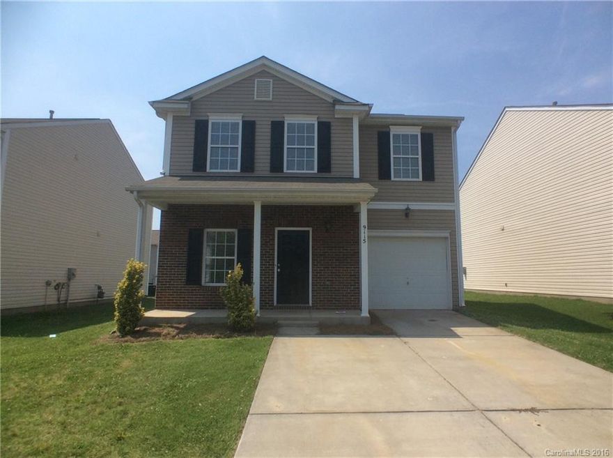 Located just five minutes from Northlake Mall, I-77, and I-485! Features include a large family room, a kitchen open to the breakfast area with access to the rear patio, a laundry room/pantry, and a master suite with a walk-in closet. The master bath includes a dual sink vanity, a garden tub, and a shower.