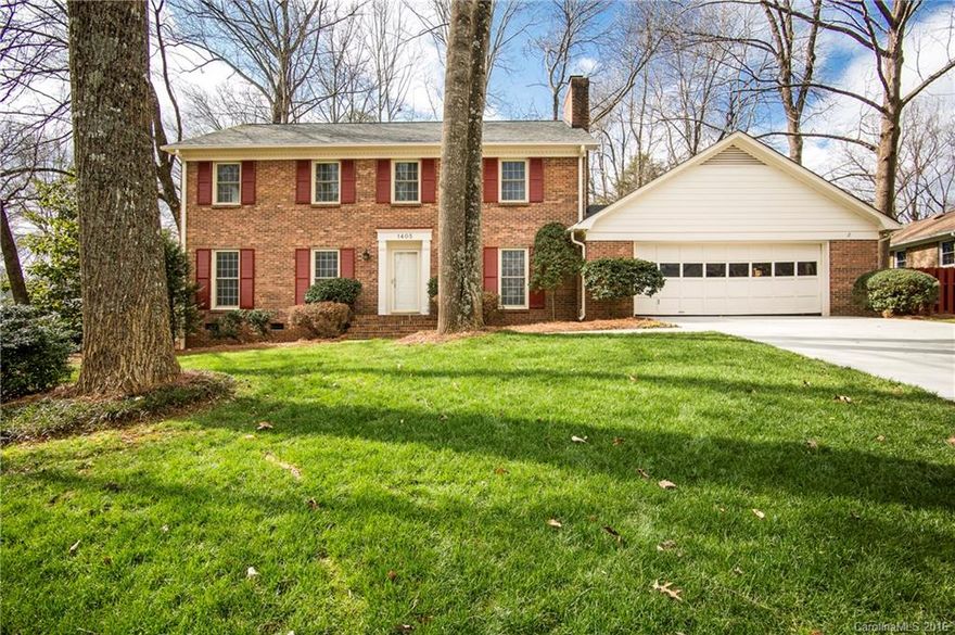 Look no further! Wonderful brick 4BR home in desirable Stonehaven offers large Family Rm with FP & built-in bookcase, plus a large Living Rm & Dining Rm! Bright Kitchen has been updated with Silestone counters, has lots of cabinets, gas cooktop, desk, & a huge garden window.  Breakfast area leads to peaceful screened porch! Master Bath updated. In ground irrigation. Big corner lot.  Built-in workbench & storage area in 2 car garage. Roof & water heater replaced 2010. Home has been pre-inspected!