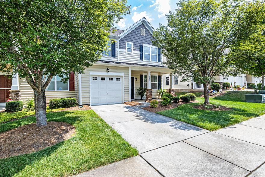 Welcome to this charming 3 bedroom, 2.5 bathroom end unit townhome in the sought-after Millwood Plantation community. Step into this meticulously maintained, like new space that features a formal dining room, a chef's kitchen with granite countertops, stainless steel appliances and ample cabinet space. The spacious great room boasts a fireplace blending comfort and practicality for entertaining. A primary bedroom suite with tray ceilings and an en suite bathroom with a dual sink vanity, garden tub and stalled shower is conveniently located on the main floor. Enjoy your morning coffee outdoors or entertaining on the back patio. Upstairs, discover a generous loft, perfect for an office or additional living space, along with two sizable secondary bedrooms and another full bathroom. Don't miss out—schedule your viewing today before it's gone.