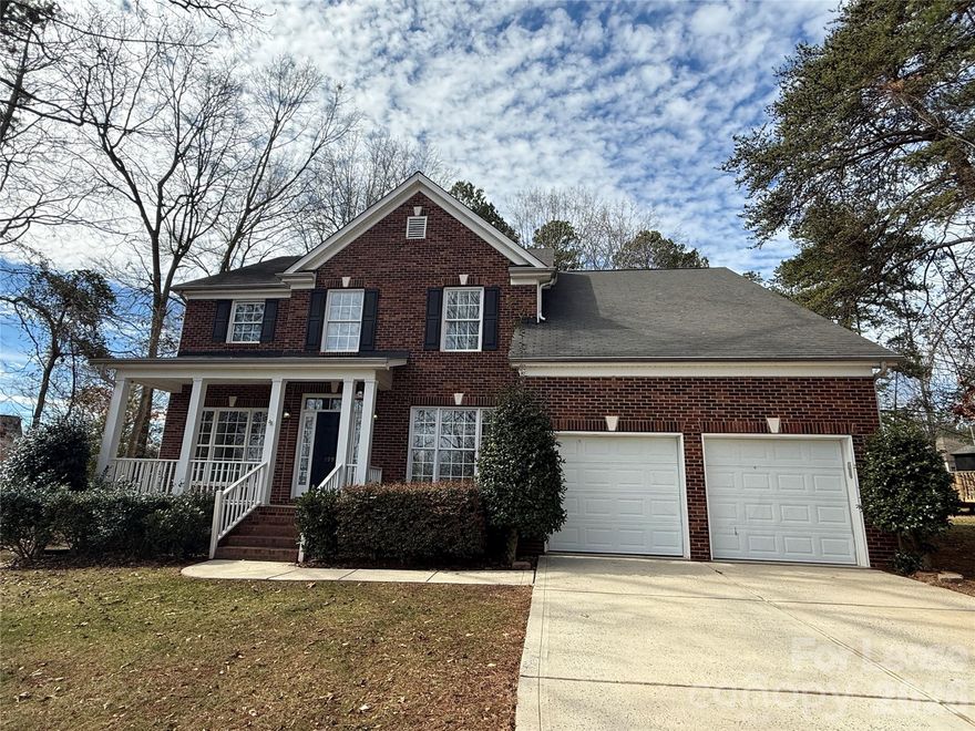 2-story home in the popular Westport community with seasonal water views of Lake Norman! Freshly painted interior, new tile flooring in Kitchen and Laundry and new carpet! The main level has a Formal Dining with tray ceiling and wainscoting, Formal Living Room, Half Bathroom and an Office that could also be used as a Bedroom. 2-Story Great Room with a gas log fireplace, Laundry Room with sink, and open Kitchen with island and Breakfast. The upper level has a large Primary Bedroom Suite with dual sink vanity, garden tub and separate shower. Bonus Room with built-ins and 3 Bedrooms that share a 2nd Full Bathroom are also upstairs. Outdoor amenities include mature trees and landscaping, Front Covered Porch and a spacious rear Deck. Tenants can purchase a membership to Westport Golf, Tennis and Swim Club, and Westport is located less than 30 miles to Uptown Charlotte via Hwy 16! Tenant is responsible for all utilities, garbage pickup and lawn maintenance. No Smoking and No Pets are allowed. AVAILABLE NOW!