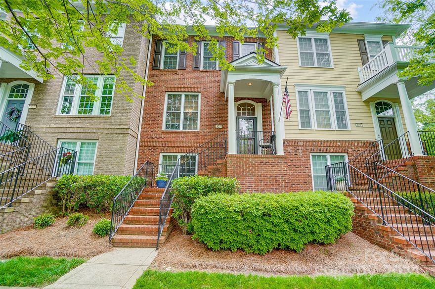 Wait no longer, this beautiful 4 bedroom, 3.5 bath townhome is available now. Located in the sought after Baxter Village community this home features hardwoods throughout the first floor, gas log fireplace and primary suite with tray ceilings. Upgraded Kitchen with refinished cabinets, newer appliances, and granite countertops. Great storage at lower level which could also be used as safe room. Easy access trail leading to Town Center which includes several restaurants, shops, library, fitness and more. Miles of walking/biking trails, 2 Community Centers, pools, tennis, several pocket parks, and award winning Fort Mill school district. Convenient access to I-77 and Uptown Charlotte.