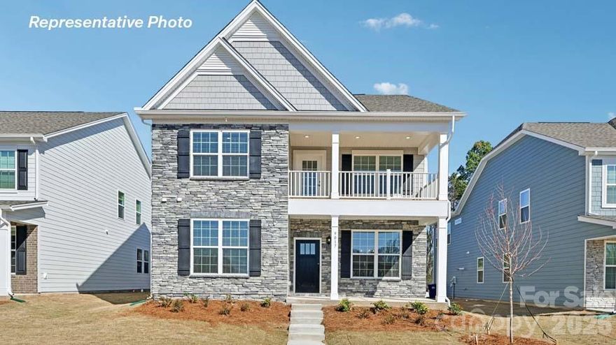 Discover the perfect blend of comfort and style in this stunning plan called the Calhoun. Designed with convenience in mind, the first floor features a spacious bedroom and full bathroom, ideal for guests or extended family. A beautifully appointed dining room creates the perfect setting for entertaining and special gatherings. Upstairs, there are two spacious secondary bedrooms with a shared bath and laundry. The primary suite becomes a true retreat, complete with a private balcony, where you can unwind and enjoy peaceful morning views or relaxing evening under the stars. Lot A-8