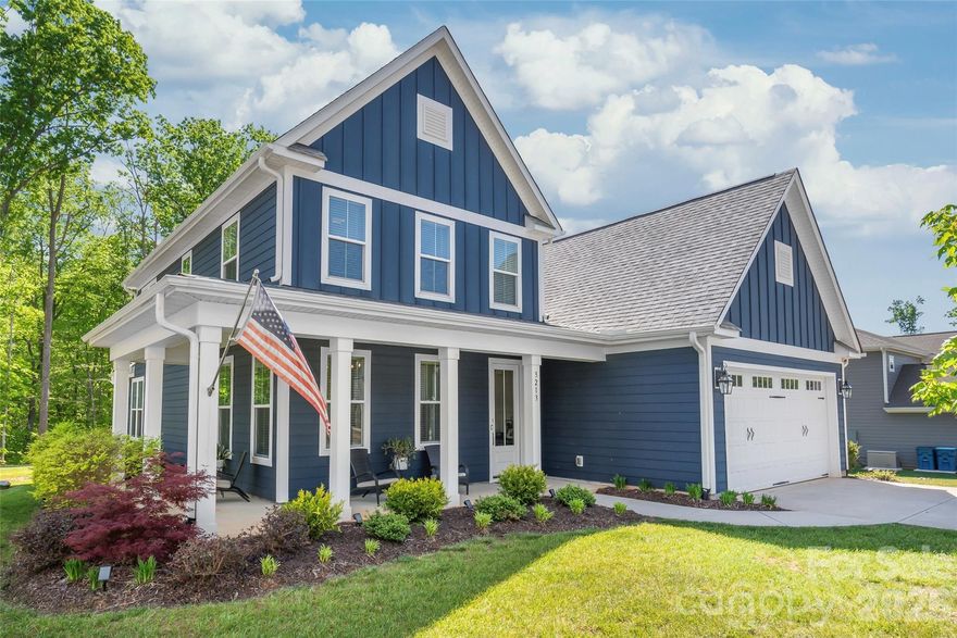 Experience the pinnacle of modern luxury in this 2023 custom-built home, where sophisticated design meets .78 acres of wooded serenity. The journey begins on the show-stopping wrap-around porch, leading into an open-concept interior defined by gleaming hardwoods, custom trim work and a Chef’s kitchen featuring a massive designer island and walk-in pantry. Every detail has been considered for your well-being, including a home water filtration system providing high-quality water from every faucet. Retreat to the main-level primary sanctuary, complete with a spa-inspired ensuite and freestanding soaking tub, or utilize the versatile first-floor office as a fourth bedroom/guest room. Upstairs, two additional bedrooms and a spacious bonus room with integrated surround sound offers the ultimate entertainment hub.

Nestled in a quiet, small-town atmosphere with a lower cost of living, this home offers a private retreat backing to a tranquil treeline and creek, all while keeping you perfectly connected. Located just outside the bustle of the Queen City and minutes from the shores of Lake Norman, you’ll enjoy easy access to Hwy 16, I-485, I-40, and I-85 . Whether you’re commuting to Charlotte or Hickory, or heading toward the beauty of the Blue Ridge Mountains, 3213 Timber Run offers the rare balance of high-end seclusion and modern convenience.