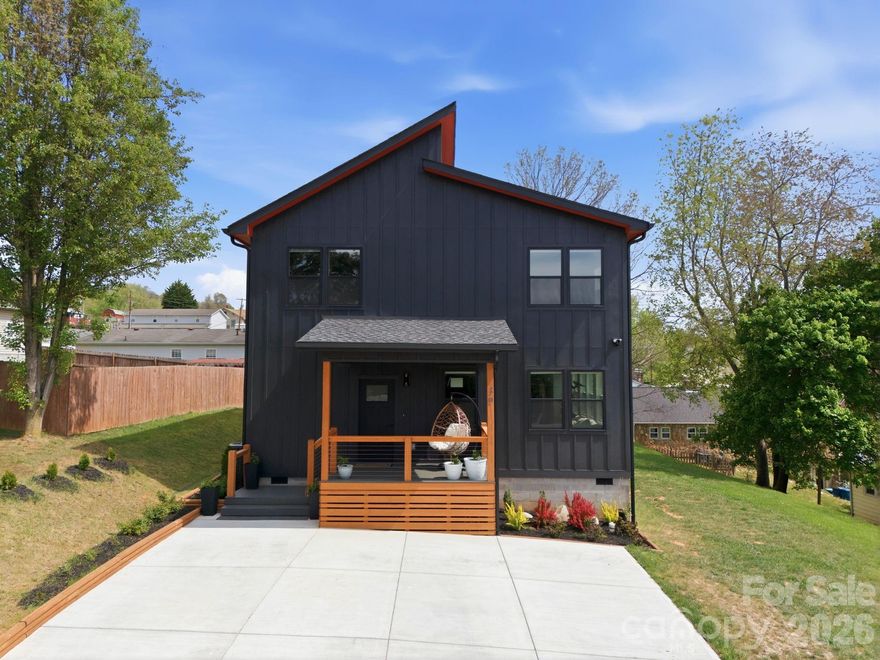 Welcome to 30 First Street in downtown Canton — a beautiful modern home that perfectly blends style, quality, and location. This thoughtfully designed 4-bedroom, 3-bath residence offers elevated living with stunning year-round mountain views, premium finishes, a spacious floor plan, and gorgeous craftsmanship throughout. The open layout flows beautifully across 2,432 square feet, creating a bright and welcoming space with an abundance of natural light. With two laundry areas- one on each floor, central vacuum, and smart toilets in every bathroom, everyday life feels easy and convenient. Enjoy a spacious yard, enhanced by beautiful mature trees and plenty of space for all your backyard activities. Whether you’re enjoying your morning coffee, hosting a weekend barbecue, or simply relaxing outside, the yard offers plenty of room to make it your own. This is a home that beautifully blends modern design with cozy, livable charm in the heart of downtown Canton.