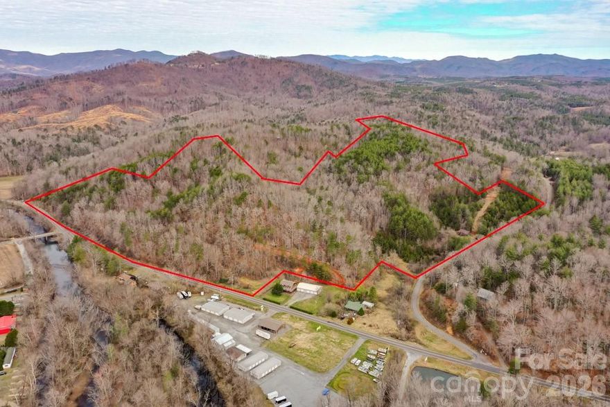 LAKE LURE.......52 Acres just minutes from beautiful Lake Lure and Chimney Rock State Park. Located on US Hwy 64-74A and Calhoun Trail. This tract has lots of potential from sub-development to private estate. You'll enjoy mountain views, gentle topography and multiple streams along with lots of deer and turkey. Offered at $495,000.
