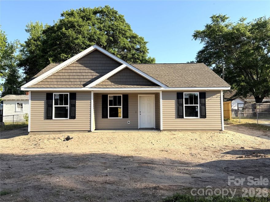 A RARE opportunity to own an affordable NEW CONSTRUCTION home. This 3 bedroom 2 full bath home is situated just outside the town limits of Kershaw, close to all the amenities Kershaw has to offer. This home features an open / split bedroom floor plan with LVP flooring through out. The spacious master offers a full bath and walk in closet with access from the den area. The additional bedrooms and bath are across the den and offer space for additional family members, guests or office space. Don't miss this opportunity at affordable, new construction home ownership!!