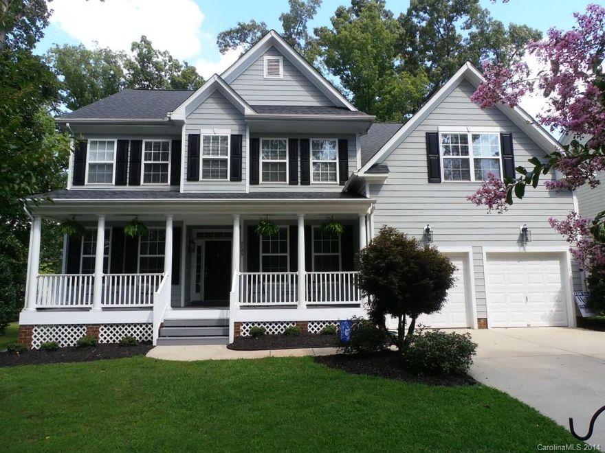 Popular Lawson Neighborhood,  2 story, 6 Bedroom house with Rocking Chair front porch. Spacious Kitchen with Stainless Appliances. 1 Bedroom and Full Bath on Main Level. Master Bedroom and 3 additional Bedrooms plus Bedroom/bonus provide flexibility for large or expanded family. Sellers offering to have Granite counter tops installed in Kitchen and Hardwoods in downstairs Living Areas with acceptable offer. Deck & fire pit. Neighborhood amenities include Pool, Playgound, Tennis & Club House.