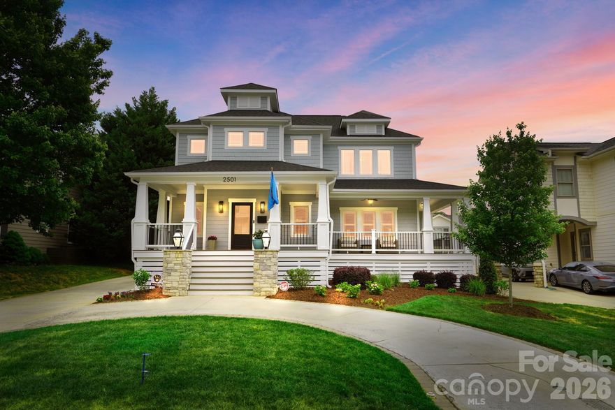 Welcome to the perfect home for entertainers! Nestled right in the vibrant heart of Dilworth, this stunning residence offers unparalleled indoor and outdoor living. The exquisite outdoor area features an impressive 8x20 saltwater pool with an automatic cover, ideal for relaxing or hosting guests, complemented by an outdoor kitchen set amidst beautifully landscaped grounds. Experience year-round enjoyment in the spacious ~580 sq ft four seasons room, seamlessly blending indoor and outdoor living, making it perfect for gatherings regardless of the season. The property also includes a detached 2-car garage with a second-floor living area complete with a full bathroom, perfect for accommodating guests or generating potential rental income, as short-term rentals are allowed. Enjoy the benefits of a fully fenced backyard and an automatic driveway gate, providing both privacy and peace of mind for you and your loved ones. Inside, the inviting open great room flows effortlessly into the main living areas, creating a warm and welcoming atmosphere. The primary suite is conveniently located on the main level for easy access. Located just steps away from South End and the popular Rail Trail, this home offers an unbeatable lifestyle in one of the area’s most sought-after neighborhoods. This stunning home is ready to welcome its new owner!