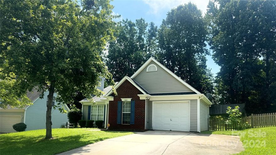 Welcome to this delightful home 3 bedrooms, 2 bathrooms. The updated primary bath adds a touch of luxury, and the newly refreshed fireplace creates a cozy centerpiece in the living room. With the spacious kitchen, complete with a bar area and sunny breakfast nook, invites you to enjoy every meal.  Outside, the large, backyard offers a serene retreat with direct nearby access to community amenities, a greenway. Plus, with ample outdoor space, you’ll have plenty of space for everything you need. Located in a prime Charlotte area, this home is just minutes from shopping, dining, Riverbend Village, and has easy access to I-485.