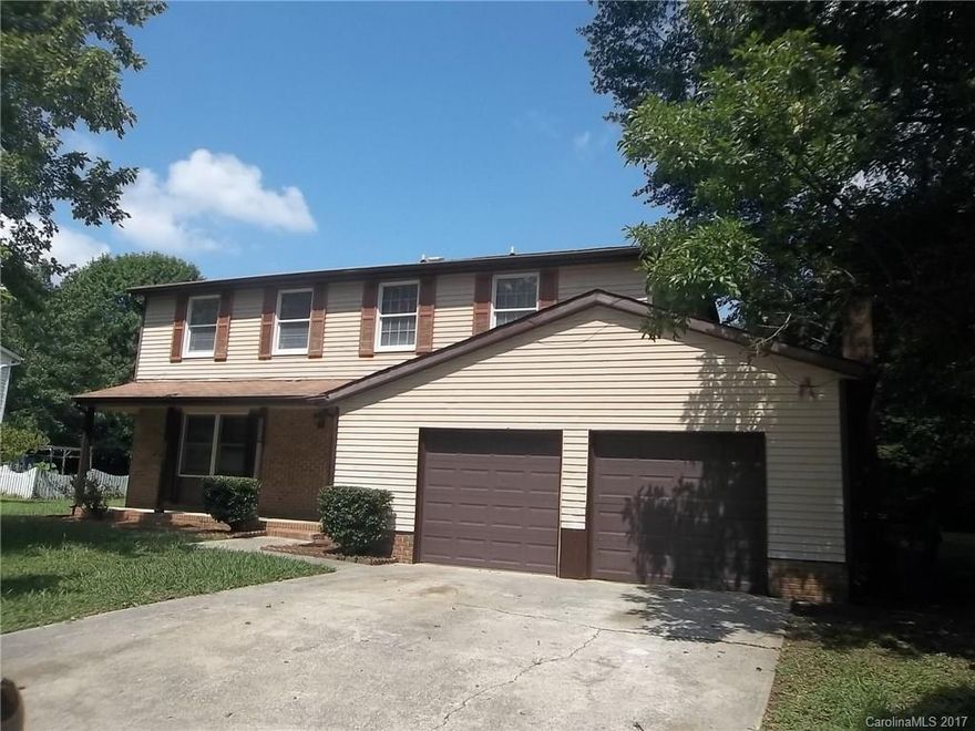 Great location at a great price!  Great schools.  Easy access to Southpark, Uptown, I-485, Hwy 51. Restaurants and retail in walking distance. All new laminate, vinyl and carpeting throughout. Fresh coat of paint.  Large level lot.  Water heater installed 2015. Outside HVAC unit installed 2014. Fireplace recently inspected, cleaned and repaired.  Dishwasher installed 2014.