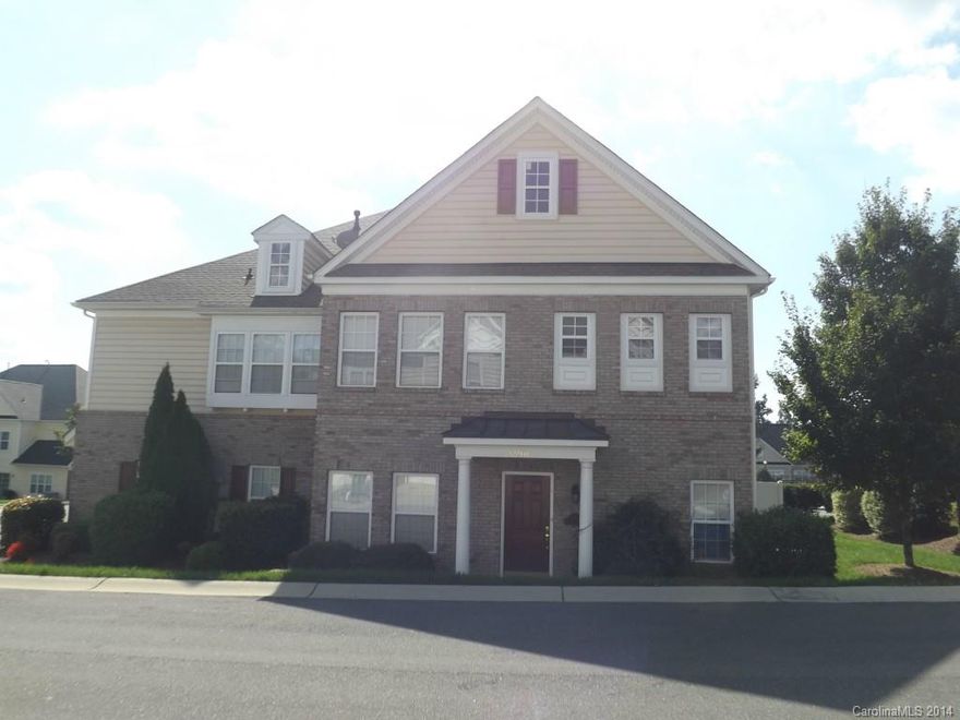 LIKE NEW & MOVE IN READY!THIS END UNIT IS THE FORMER MODEL HOME & LOADED W/ UPGRADES. SPACIOUS LIVING AREA W/ FIREPLACE. CHEF'S KITCHEN W/ GRANITE, SS APPLIANCES, 42" CABINETS & ISLAND. BREAKFAST AREA LEADS TO RELAXING PATIO. FORMAL DINING ROOM W/ HEAVY MOLDINGS. WOOD FLOORS ON 1ST LEVEL. MASTER BDRM HAS TREY CEILING, SPA BATH W/ GARDEN TUB, SEPARATE SHOWER, DUAL VANITIES & CUSTOM DESIGNED WALK IN CLOSET. NEUTRAL CARPETING. NEIGHBORHOOD POOL. EXCELLENT SCHOOLS! CLOSE TO SHOPPING, DINING & I-485