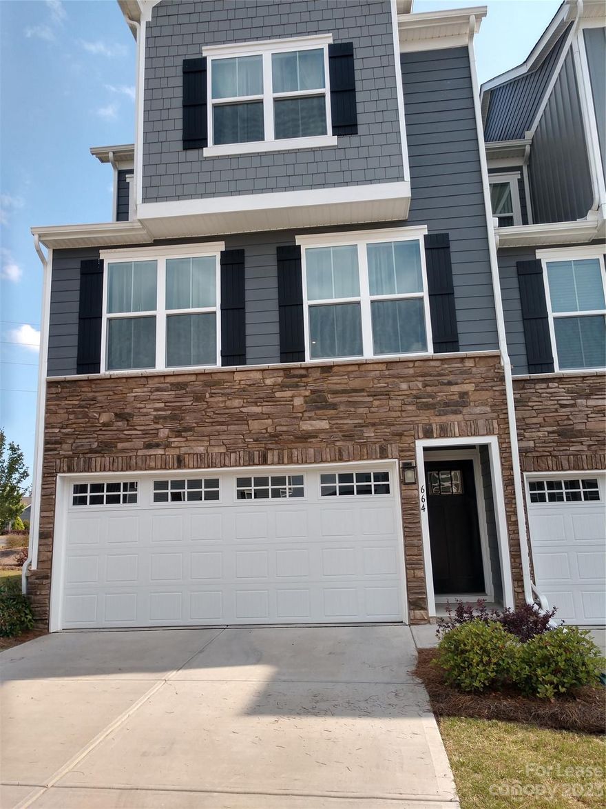 Just like New, Beautiful 4 BR, 3.5 BA Executive Townhome. 1st level Guest Suite or Office with full Bath, Spacious Open 2nd level includes Living, Dining, Gourmet Kitchen, gas range, SS refrigerator, Microwave and Large Island with Entrance to Beautiful Covered Outdoor Living area. Great for Entertaining. Primary Bedroom & private bath have 2 lavatories, Walk-in Shower and Large walk-in Closet, 2 more bedrooms with Full Bath on hall at 3rd level. Washer & Dryer included, Luxury Vinyl Plank Floors in Living Areas & Carpet in Bedrooms, 2 Car Garage, End Unit. Excellent Fort Mill Schools, minutes to Lake Wylie,  I-77, Charlotte or Rock Hill, Restaurants & Shopping. No smoking, Prefer No pets & Excellent Credit Only, Available June 1.