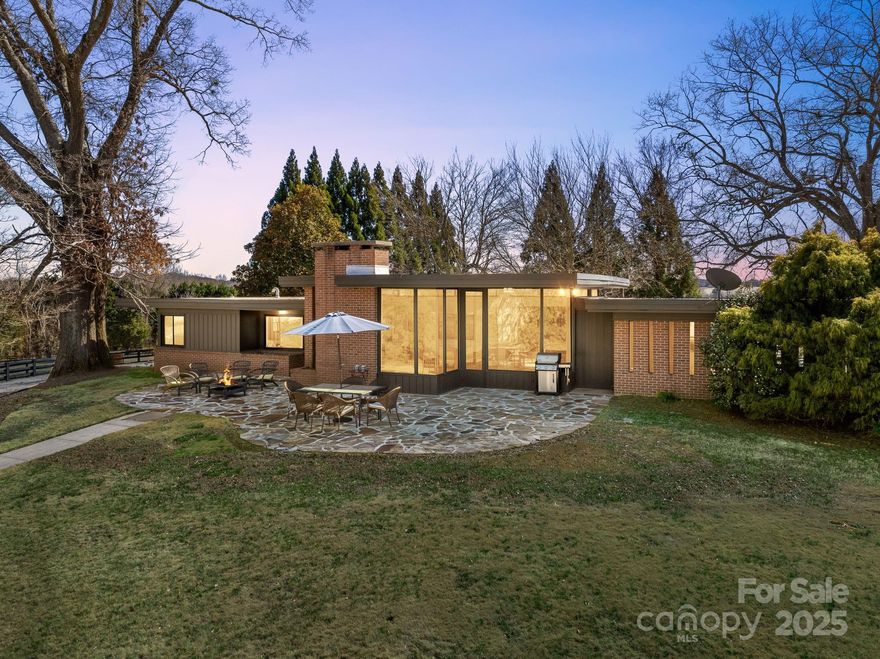 This Mid-Century Modern style home features walls of glass that bring in the natural beauty that surrounds you on this 31 acre farm - spectacular, long-range, sunset mountain views, gorgeous mature trees, and a rolling lawn down to your 240' x 120' riding arena with GGT footing. The 16stall, 5,439 sq ft barn features a lounge, tack room, feed room, 2 wash stalls, 2 grooming bays, full bathroom w/washer/dryer; & fly suppression system. This is a professional equestrian facility with everything you need to run a business or just enjoy your personal horses. 12 paddocks for turn-out include 5 large pastures w/5 run-in sheds. There is a second barn w/3 broodmare stalls and a large office located close to the house. Round pen area; equipment shed; elevated covered viewing area for arena. While you're admiring the equestrian amenities on this picturesque property, be sure to note all the improvements and updates to the house in the past 10 years - windows, HVAC, flooring, kitchen cabinets, counters, appliances, interior and exterior paint, lighting, and crawlspace encapsulation and humidity control. The 3 bdrm, 2 & 1/2 bath, open floor plan home has been meticulously maintained. Don't miss out on this unique and comprehensive farm that offers everything an equestrian needs and wants. Only 20 mins to FENCE, 17 minutes to Tryon Equine Hospital and 26 minutes to Tryon International Equestrian Center. 
Property was listed on the MLS of Greenville, SC on 03/16/2025. It went Under Contract on 06/06/25.