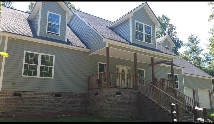 Spacious 3 Bed 2 Bath Home on a lovely private wooded lot. Home includes ProFlo 8 Jet tub in master, Hunter brand self balancing fans, sunken lighting throughout including front and back porch, and oversized 1160 sg ft garage. All on approximately 4.3 Acres. The additional 1781 sq ft upstairs is unfinished but would make for a great investment as well as the extra space over the garage that is approximately 900 sq ft.