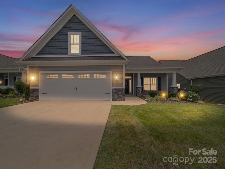 Welcome to this charming 3-bedroom, 2-bathroom, single-family home in the sought-after Gables at Kepley Farms, a 55+ community in Salisbury. Built in 2021, the house spans approximately 2,037 sq ft on a 0.14-acre lot. 
This home was thoughtfully designed with an open floor plan ideal for entertaining, from a Chef-ready kitchen featuring soft-close cabinets, pull-out drawers for pantry and lowers, expansive peninsula with breakfast bar, granite countertops, stainless-steel appliances, including a Bosch dishwasher and large gas stove.  You will just love the walk-in pantry with extra cabinets and granite counter space, perfect for a coffee bar! Cozy up in the great room with a gas-log fireplace accented by a beautiful mantel and custom built-in book shelves. 
Attached is a screened-in porch and a covered patio, giving ample space for grilling and outdoor entertainment 
The upper-level 3rd bedroom features over 200sqft and a large walk-in closet.