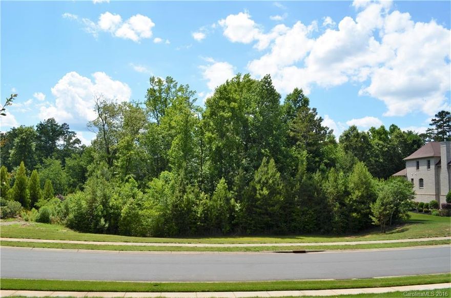 Perfect basement lot with sewer tap in the rear of the property- save money no pump necessary. Walk out basement lot with flat backyard area. Nicely wooded with great privacy. Custom homes in established community. Great schools. Excellent location, convenient to major shopping centers. Tap fee paid - saves you thousands . You won't find a better lot in the area for the money. One of the few lots/neighborhoods left where you can bring your own builder.