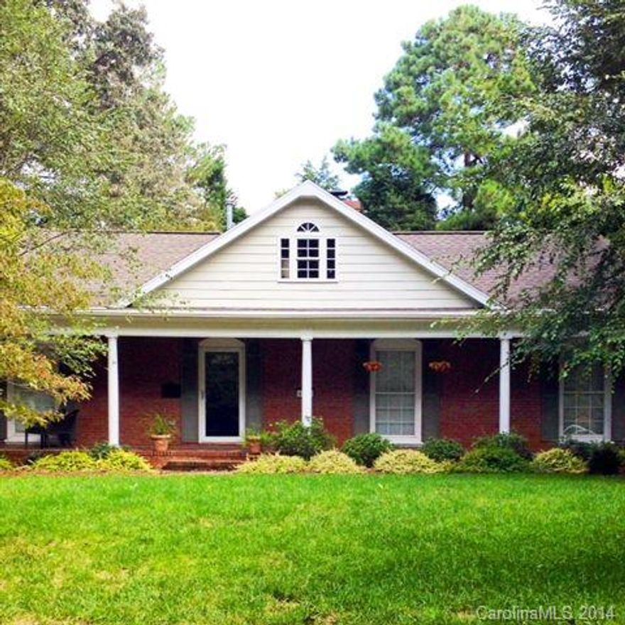 Lovely ranch in Beverly Woods with front and back porches, beautiful  fenced back yard, wine fridge ,  large laundry room, ceiling fans and more!