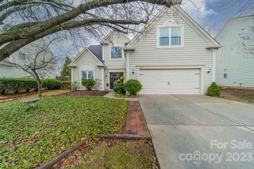 Rare opportunity in Willowmere!  Primary bedroom down in the updated 4/2.5 nearly 2100sf home.  This home has been updated thoughly in recent years:  New windows on the front of the home with a 30 year transferable warranty in 2021, new roof in 2018 with new oversized gutters, New HVAC system in 2021/22, new water heater in 2019ish.  The newly installed fiberglas front door system leads into a cozy home with dark, distressed bamboo floors downstairs with similar LVP flooring on the staircase and throughout the upstairs in the main living areas.  The great room has tons of natural light with its vaulted ceiling and the primary bedroom on the first floor is a rare thing in Willowmere indeed.  The fenced backyard has roughly 400sf of outdoor patio living space with a pergola covering it all.  Fantastic for outdoor living and entertaining.  Along with its award winning schools, Willowmere has great dining and shopping right outside the community.  Swimning/tennis/pickleball included