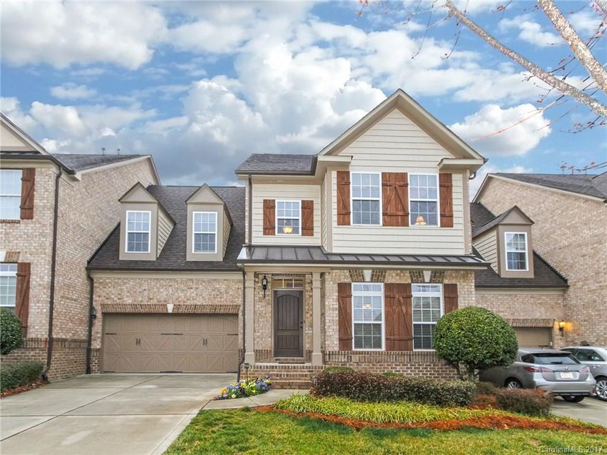 Beautiful, well-maintained brick townhouse in Christenbury Village! Hardwood floors on main level. Large kitchen with granite countertops and ss appliances as well as a butler's pantry and Formal dining room. Master bedroom is located on main level with spacious bedrooms on the second floor. Finished basement includes living room, bar, bonus room, full bath and unfinished storage. Conveniently located close to Concord Mills, Charlotte Motor Speedway and I-485 & I-85.