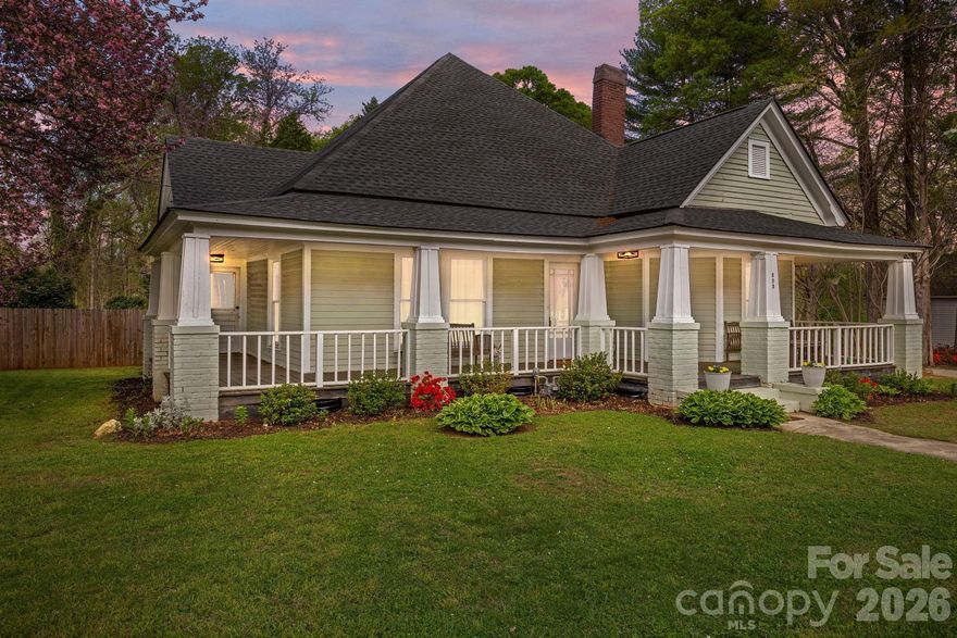 Welcome home to this charming 3-bedroom, 2-bath gem nestled in the heart of Historic Spencer. Full of character and timeless appeal, this beautifully maintained home offers the perfect blend of classic charm and modern comfort. Step inside to discover a warm and inviting atmosphere, where natural light fills each room and thoughtful details create a true sense of home. The spacious layout provides plenty of room for both relaxing and entertaining. Outside, you’ll fall in love with the large, fully fenced backyard—ideal for gatherings, gardening, or simply enjoying peaceful evenings. The gorgeous landscaping adds to the home’s curb appeal and creates a serene outdoor retreat.
Located in the historic district, this home offers a unique opportunity to enjoy small-town charm with convenient access to nearby amenities. Come experience the character, comfort, and beauty this special home has to offer—you won’t want to leave.