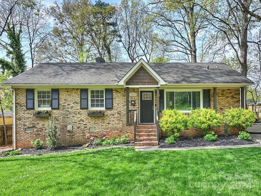 Charming updated 3 bedroom, 2.5 bath Cotswold ranch with beautiful primary bedroom addition and bath.  Hardwoods throughout, kitchen with island and entertainment area offers additional storage and wine fridge.  Large primary bedroom with walk-in closet, soaking tub and tiled glass door shower.   Half bath in secondary bedroom convenient for guests.  Side storage room, fenced backyard with deck perfect for entertaining.   Dehumidifier and new vapor barrier added April 2022.  New furnace/AC in original house Oct 2022.  Updated electrical panel March 2024.  Close to Oakhurst Park and Cotswold shopping.  Immaculate and move-in ready!  Showings start Saturday at 9am.  

Storage Shed is sold in existing condition.  Seller is a licensed NC real estate broker.