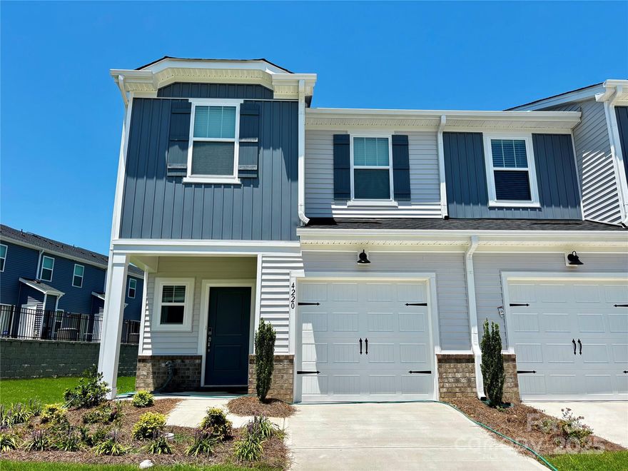 Brand new, energy-efficient home available by Jun 2025! Prep dinner at the kitchen island while mingling with guests in the open-concept great room. Upstairs, the spacious primary suite features dual sinks and a walk-in closet. A convenient second-story laundry simplifies the chore. Conveniently located in Northwest Charlotte, you'll find two-story energy-efficient townhomes designed for a low-maintenance lifestyle and a private resort-style pool and cabana for all homeowners. Situated new Uptown Charlotte, commutes are a breeze and you'll also find an abundance of shopping, dining, and entertainment options. See all that Charlotte has to offer and find out how you can call Galloway Ridge home today.  Each of our homes is built with innovative, energy-efficient features designed to help you enjoy more savings, better health, real comfort and peace of mind.