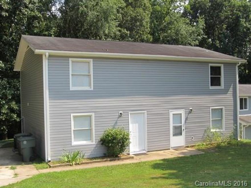 2 bedroom, 1.5 bath duplex for rent. This duplex is currently being totally remodeled. This home will be completely new inside! This 2 story duplex features kitchen with eat in area, living room, 1/2 bath on lower level, 2 bedrooms upstairs and one full bath. Large back deck with outside storage area. Fridge, range and dishwasher included. New paint, carpet, tile, cabinets, bath fixtures - everything! Plus new HVAC unit.