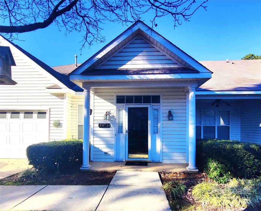 Gorgeous 1-level home in walkable neighborhood with easy access to Uptown, I77, I85 and I485. Huge family room with vaulted ceiling and gas log fireplace, open to dining area and kitchen. Kitchen has beautiful maple cabinets with tons of storage space and center island. Primary Suite has tray ceiling, enormous walk-in closet and spacious bath featuring oversized walk-in shower, double sink vanity, and water closet. Laundry room includes laundry sink and lots of cabinet space. Split bedroom plan. Two secondary bedrooms are adjacent to second bathroom with double sink vanity and combination tub/shower. Tile floors in all baths, wood look LVP in kitchen and dining room. Wonderful large covered patio off living room. Oversized garage offers lots of storage and work bench.