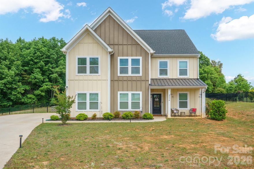 Welcome to 3774 Old Village Drive in Maiden, NC, located in the highly desirable Old Village community where homes rarely hit the market. This beautifully maintained home offers the perfect mix of comfort, style, and everyday luxury. Featuring 4 bedrooms and 3.5 baths with over 3,000 square feet of living space on a 0.99-acre lot, this home sits in the North Lincoln Middle and High School district.
The open floor plan features a spacious living room with coffered ceilings and a shiplap fireplace that creates a warm and inviting centerpiece. The kitchen is designed to impress with custom white cabinetry, granite countertops, subway tile backsplash, stainless steel appliances, and a large island perfect for gathering and entertaining. Main-level office and formal dining room add both function and elegance.
The oversized primary suite includes a spa-like bath, tile shower, and large walk-in closet. The upstairs loft offers great flex space. A Generac whole house generator has also been installed, adding comfort and peace of mind.
Step outside to your private backyard retreat featuring a fully fenced yard, beautiful in-ground pool, enclosed rear porch, and large cul-de-sac lot. A rare opportunity in one of Maiden’s most sought-after neighborhoods.