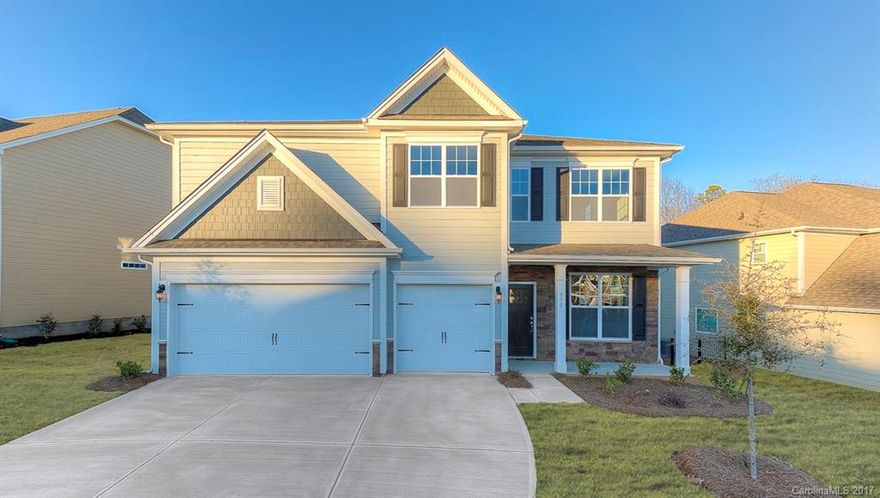 This 5 bedroom 4 bath home is a best seller! This stunning gourmet kitchen has double ovens and a gas cooktop. There are beautiful hardwood floors on the main level. The bonus room is HUGE! The master bedroom has a sitting room and 2 closets! Tile in all the bathrooms and in the laundry room as well. There is a guest suite on the main level.  This 3 car garage home has plenty of space to enjoy!  Sample pictures shown.