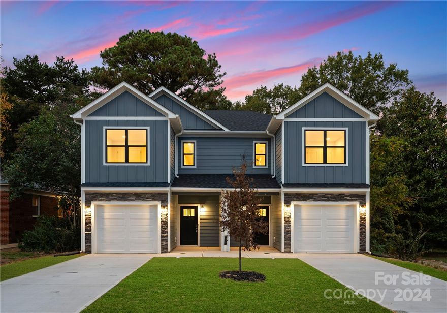 Introducing a brand-new townhome by Northway Homes. This stunning residence features an open floor plan that exudes both luxury and style, perfect for modern living. Located in Druid Hills, one of the city’s next up-and-coming neighborhoods. The kitchen is a true showstopper, complete with premium stainless steel appliances, elegant quartz countertops, and contemporary soft-close cabinetry. The spacious primary suite provides a tranquil retreat, featuring a luxurious en-suite bathroom that perfectly embodies comfort and elegance. Conveniently located near Camp North End, this home situates you at the heart of Charlotte's vibrant growth, with an array of dining, shopping, and cultural amenities nearby. You will also enjoy easy access to Uptown, NoDa, and Plaza Midwood, allowing you to experience the very best of urban living. With no HOA fees, this property offers even more value and flexibility.