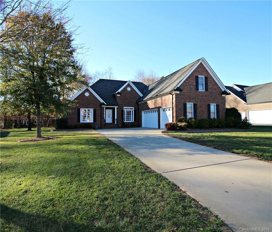 You do not want to miss this custom built ranch home with finished bonus/bedroom and full bath over the 3-car side-load garage.  Many updates including granite counter tops and a relaxing sun room that was added in 2008.  Beautiful master suite with cozy fireplace.  Beautiful lot with mature landscaping, irrigation system, front & back patios and hot tub.  Separate 20 x 24 brick building that is perfect for additional bonus room, work shop or office'