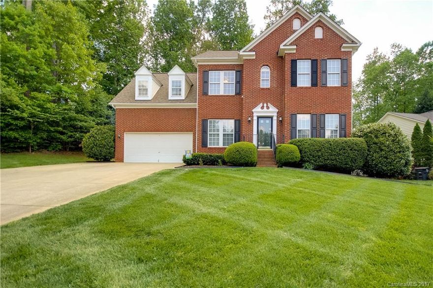 Award Winning Fort Mill Schools!Beautiful Knightsbridge 2 Story home has large private wooded fenced in yard with 30X20 Deck. A perfect outdoor entertainment area! Open concept interior with fireplace in family room.  Crown molding, HVAC & Roof 2014, New Hot Water Heater. Home has large bedrooms & a lovely Master bath w/garden tub &separate shower.  *New school zoning will include Pleasant Knoll Middle school*  Buyers agents to verify schools, HOA & other important information. Pics coming soon!