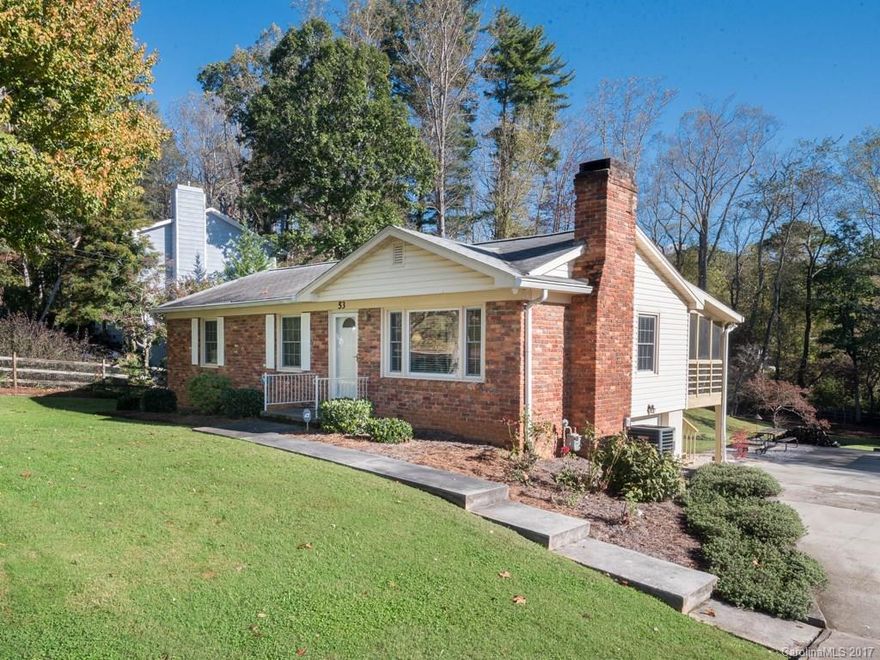 Well maintained updated brick ranch on quiet street in Haw Creek. Finished basement with ceiling height less than 7 ft.; screened deck along with patio. Large manicured yard, raised flower/vegetable beds; 350 gal. rain barrel; driveway for a lots of cars and RV pad with full hook ups.