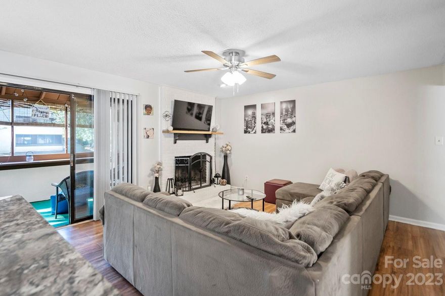 Welcome to Brandywine! This charming 2nd floor condo shows like a dream. This open concept unit has LVP floors throughout the living area, freshly painted rooms and updated lighting fixtures throughout. Open concept kitchen with stainless steel appliances, and cozy dining area. Fantastic screened in porch with ample storage. Two absolutely spacious bedrooms and 2 full bathrooms with updated features. Plus a NEW HVAC and ROOF! Scenic views and walking area plus a neighborhood pool and grassy play area with grills! Minutes from uptown and Plaza Midwood. Call this property home today!