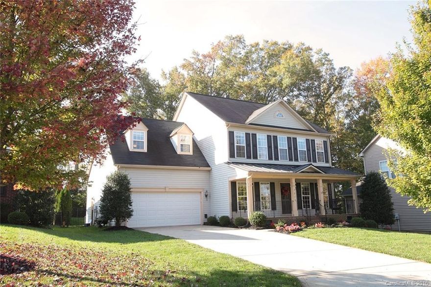 Deliciously designed and meticulously maintained. Built by Ryan Homes in 2007, sellers spared no expense in adding rich custom finishings and landscaping. This 3-story home boasts newly refinished espresso hardwoods throughout, designer light fixtures and fenced in backyard.  Walking distance to NAFO and Sugar Creek Elementary Schools. Highly desired neighborhood.