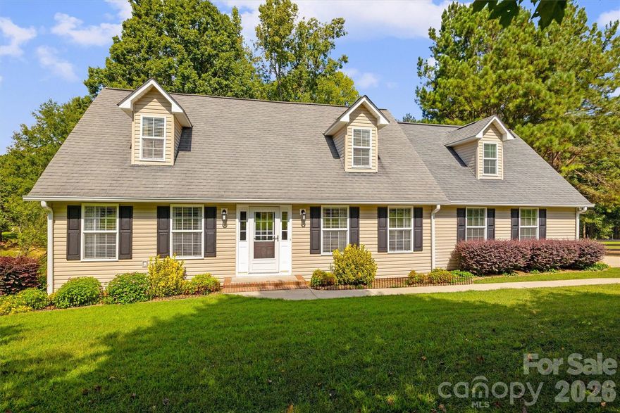 Enjoy the charm of country living with this beautifully maintained home offering no HOA and thoughtful updates
throughout. The property features established perennials along with a fruit-bearing plum tree and apple tree, adding to its inviting outdoor appeal. The backyard has been thoughtfully cleared by the owners, opening up more usable space and offering tucked-away areas to explore, as well as a covered back porch with lights and electrical- perfect for entertaining or simply enjoying the peaceful setting. Inside, the main floor offers a spacious living room with a fireplace, a kitchen and dining area, a half bath, and the primary bedroom with an en suite, where the shower and flooring were recently renovated. Upstairs, you’ll find two additional bedrooms, a full bath with upgraded flooring, and a versatile bonus/flex room that connects to the garage through a separate staircase- ideal for a home office, hobby space, or guest retreat. A two-car garage addition provides extra storage and functionality, while the backyard includes a fully wired shed with an added workshop space Major improvements include a brand-new HVAC systemin 2024 larger gutters with guards. Seller just added a door entry from the garage into the home for better functionality.