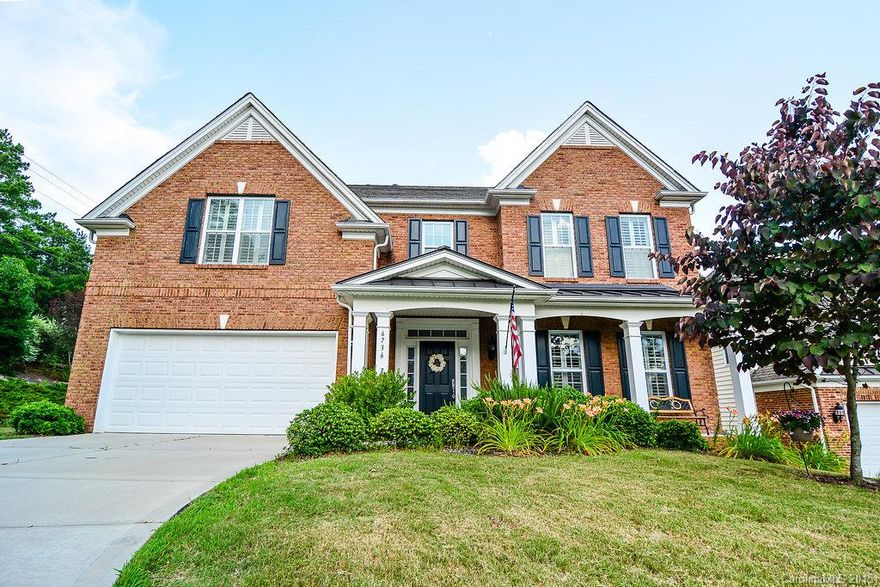 GORGEOUS five bedroom with a bonus! Guest room/office on 1st floor. Crown molding, gourmet kitchen, granite counters, gas log fireplace, full bath on main. Large, fenced, and flat backyard. Cul-de-sac lot. Upgraded fixtures throughout home. Plantation shutters, hardwoods on main, tile in bathrooms and laundry. Master suite with custom closet and trey ceiling. Walking distance to amenities. *Showings to begin August 1st*